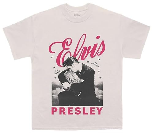 Elvis Presley Official Elvis Presley Merch on Stage T-Shirt Marchandises d'artiste Mixte