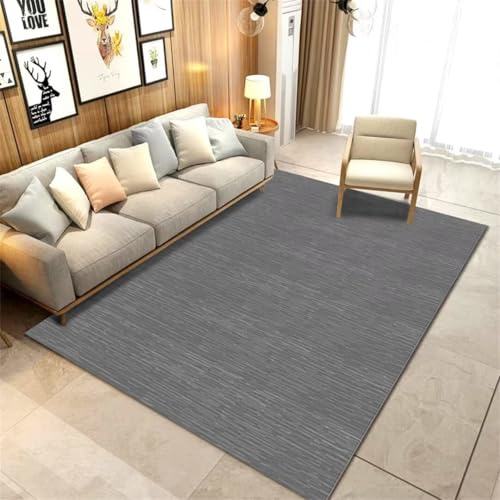 AITROMNI Teppich Pflegeleicht Kleine Teppiche Solide Farbe Muster Wohnzimmer Dekoration Bereich Fleckenbeständigkeit leicht zu reinigen Teppichboden Auslegware 90X200CM