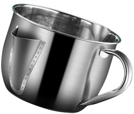 Garneck Contenedor Para Aceite Separador Aceite Inoxidable Fácil De Limpiar Mango Cómodo