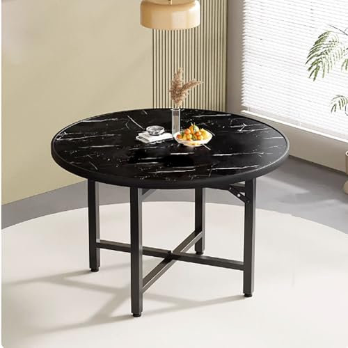 Tavolo da pranzo pieghevole, multifunzione, salvaspazio, rotondo, moderno, pieghevole, in legno, tavolo da pranzo per cucina
