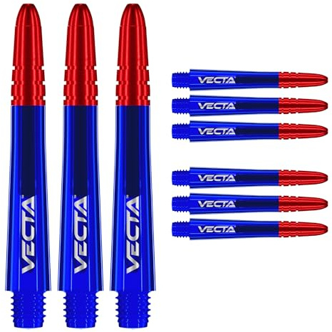 WINMAU Dart Shaft - Vecta Polycarbonat Dart Stems - 1 Set pro Packung (insgesamt 3 Dart-Schäfte) - Professionelles Dartzubehör - Verfügbar in den Größen Kurz, Intermediate und Medium