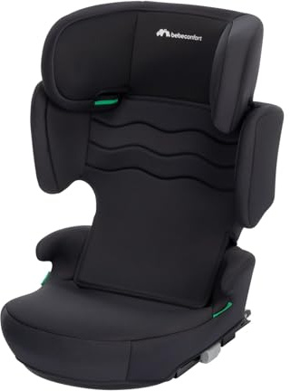 Bebeconfort Hera Fix i-Size, Siège auto ISOFIX, Siège auto Rehausseur, super compact et léger, i-Size, de 3 ans et demi jusqu'à 12 ans, 15-36 kg, 100-150 cm, Mineral Black