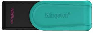 Kingston DataTraveler Exodia S Clé USB - 128Go - USB 3.2 Gen 1 - USB Type A - Noir/Turquoise - DTXS/128GB