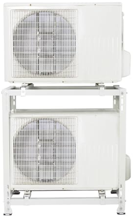 Soporte suelo para aire acondicionado, soporte universal para unidad exterior condensador aire acondicionado, estructura acero galvanizado resistente
