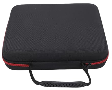 Fockety Mikrofonkoffer, stoßfestes, kabelloses Handmikrofonsystem für Karaoke Partys, inklusive Tasche für 4 Mikrofone, Empfänger, Batterien, Adapter und Kabel