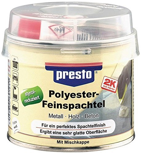 Feinspachtel 2K-Polyester-Feinspachtel weiß, 250 g, 1 Stück