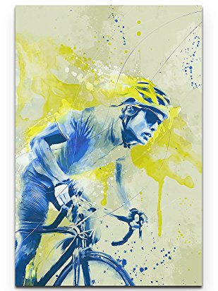 Radsport IV 90x60cm auf Leinwand gespannt fertig zum aufhängen