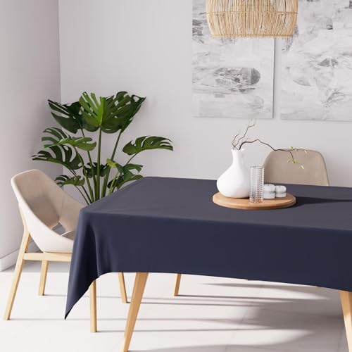 Soleil d'ocre Nappeln, Polyester, Blau, 140 x 200 cm, Dunkelblau, Marineblau