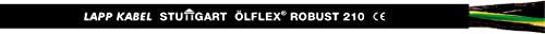10 Meter Lapp 0021938 Ölflex Robust 210 Allwetter Steuerleitung 10x1,5 mm² mit Schutzleiter I Außenbereich I witterungsbeständig I kälteflexibel I UV-beständig I Anschlussleitung 10G1,5