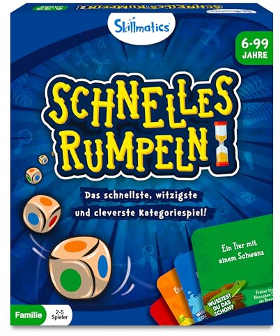 Skillmatics Brettspiel - Schnelles Rumbpeln, Lernspiel und cleveres Kategoriespiel, Geschenke für Kinder, Jugendliche und Erwachsene