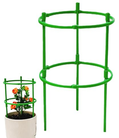 Grünpflanzenstützen – Großer Tomatenkäfig, Tomatenwachstumsunterstützung | Robuster Pflanzenkäfig, Outdoor-Pflanzenstütze, Tomatenpflanzenhalter mit verstellbarem , Gemüsestützkäfig für