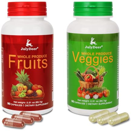Fruit and Veggies Supplement Balance of Natural 16+18 Fruit & Veggies Blend