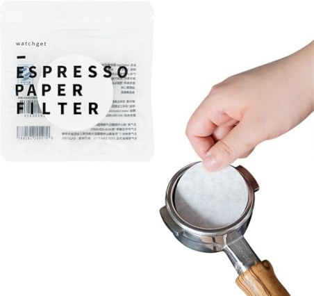Filtro di carta per espresso da 51 mm, 1000 pezzi di ricambio per filtri di carta da caffè, filtri per caffè espresso, compatibili con cestini portafiltro da 51 mm, accessori per macchine da caffè
