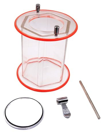 LCSVCCXA Accessori per Barili per Lucidatura di Gioielli, Parti di Buratti per Lucidatura di Gioielli, Macchina per Lucidatura di Gioielli, Barile di Vetro di