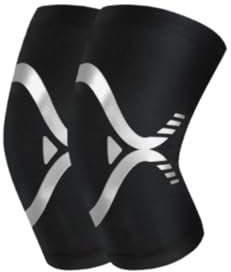 REIFOR Knee Pads Knee Sleeves A Pair Of Mountain Bike Knee Pads For Men And Women Football And Volleyball Knee Pads Knee Pads For Work(Silver,L)