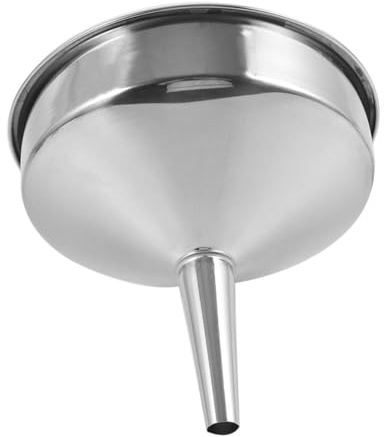 JECOMPRIS Embudo Grande Inoxidable para Aceite y Industriales Gran Capacidad Diseño de Boca Ancha de Limpiar para Automóviles y Transferencias de