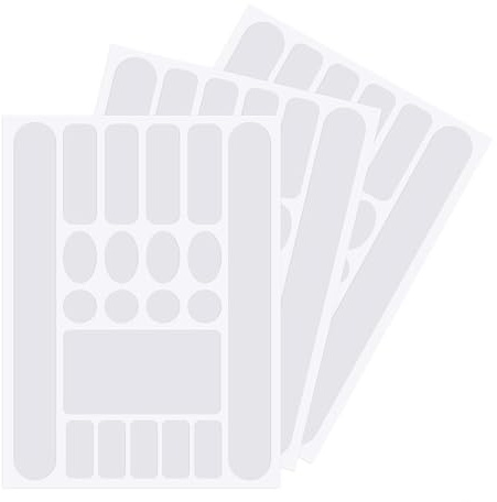 Film de Protection Cadre Vélo,3 Pièces Film De Protection de Peinture pour Vélo Autocollant Transparent de Protections en Carbone pour Cadre de Vélos