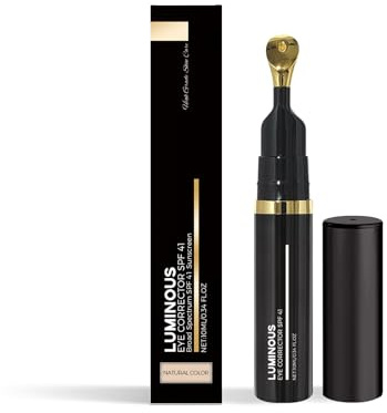 Eye Corrector, Eye Essence with Vitamin E, Dark Circle Coverage Anti-Aging Tinted Eye Cream, Moisturizing Formula (Natural Color)