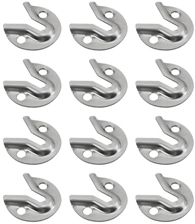 12pcs Easy Installation Flush Concealed Mount Bracket Headboard Wall Fixings Large Flush Brackets Concealed Bracket