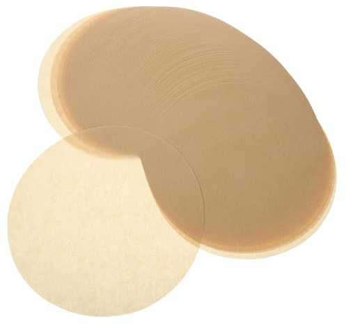 IMIKEYA 100hojas Papel para Freidora de Aire Papel Encerado Antiadherente para Hornear Suministros para Hornear para Uso Cocina y Horneado