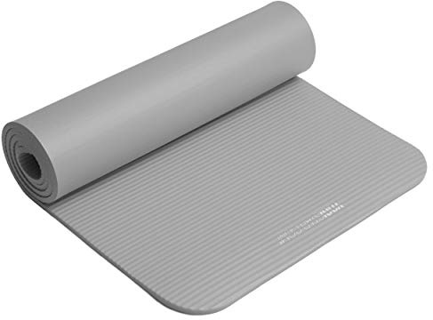 Yogistar Fitness-/gymnastikmatte Fitnessmatte Gym, Grey, 10 mm, 116357