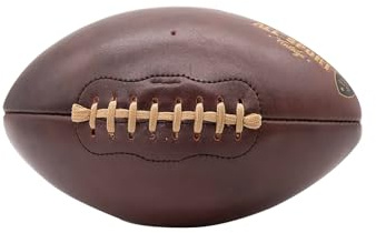 ALL SPORT VINTAGE - amerikansk fotboll - vintage brun - kohud - handsydd. Fransk varumärke.