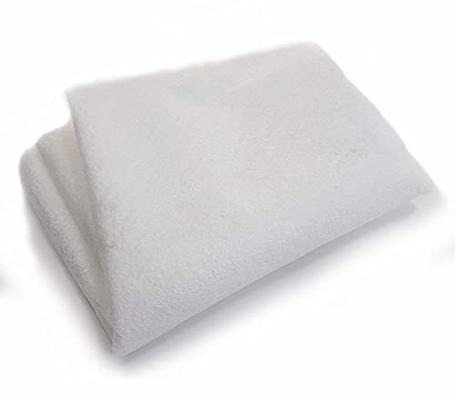 Spudulica 1.1m Wide X 10m Long Fleece Weed Control Fabric Membrane (11m2) Soakaway, French Drain, Pathway Garden Heavy Duty Geotextile