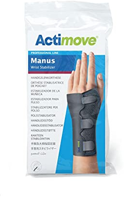 Actimove Manus Handgelenk Stabilisator Brace Support Splint - Einstellbare Universal Fit - Verstaucht Karpaltunnel Splint - Mittel