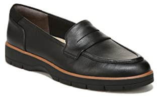 Dr. Scholl's Shoes Women's Nice Day Slip On Loafer, Black Smooth, 9