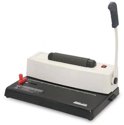 Lxwyq Spulenbindemaschine, Spiralspulenbindemaschine, manueller Rundlocher, 250-Blatt-Bindemaschine, professioneller Papierstanzer für Papier im Format A4/LTR/B5/A5/A6