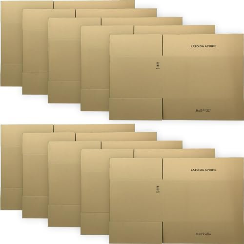 Sicignano | Scatola Cartone Americana, cm 60x40x38h, Onda Singola, Resistente, con Simboli - Spedire, Spedizione, Imballaggi, Trasloco, Magazzino, Packaging - Disponibile in Confezioni (2)