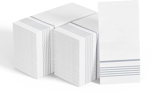 400 Pack Paper Napkins, Disposable Guest Towels Party Dinner Napkins Soft, Absorbent 3-Ply Hand Towels for Bathroom, Wedding and Events