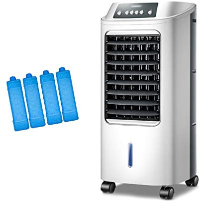 Portable Air Conditioner Fan Portable Air Cooler, Evaporative Misting Humidifier Small Air Conditioner Fan And Bladeless Noiseless Fan, For Office, Dorm, Room(Free Ice Tray)