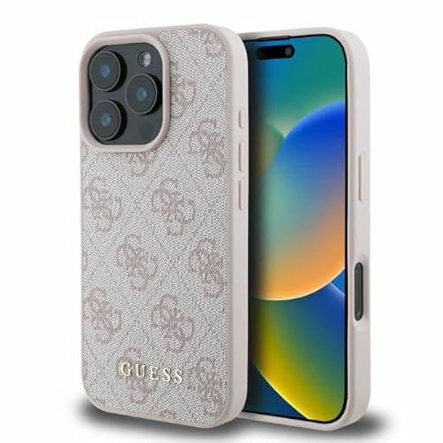 CG MOBILE Guess GUHCP16XG4GFPI Hülle für iPhone 16 Pro Max 6.9 Rosa hardcase 4G Classic