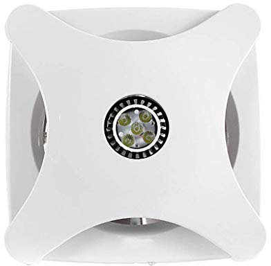 XNZJHPP Ventilador de ventilación, iluminación LED de Ahorro de energía, Extractor de Aire, Ventilador de Techo Integrado, Extractor de baño, silencioso
