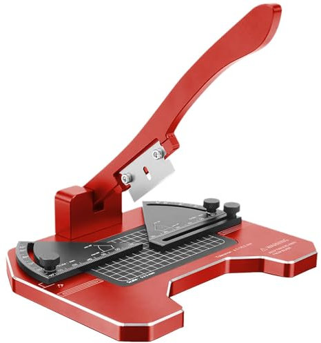 Station De Coupe d'angle, Outils De Coupe du Modèle De Précision, 45 ° -90 ° Angle Baffle en Forme De Ventilateur, Largeur De Coupe De 38 Mm, pour Les Tiges Et Feuilles De Coupe en Plastique