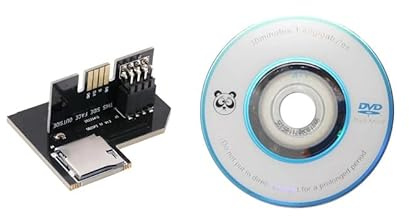SD-kortadapter för Gamecube NGC SD2SP2 PRO-adapter stöder TF-kort 512 GB Sd2sp2Adapter sd belastning SDL Micro TF-kortläsare (SD2SP2 PRO+CD PAL)