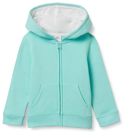 Amazon Essentials Girls and Toddlers' Fleece Zip-Up Hoodie Sweatshirt