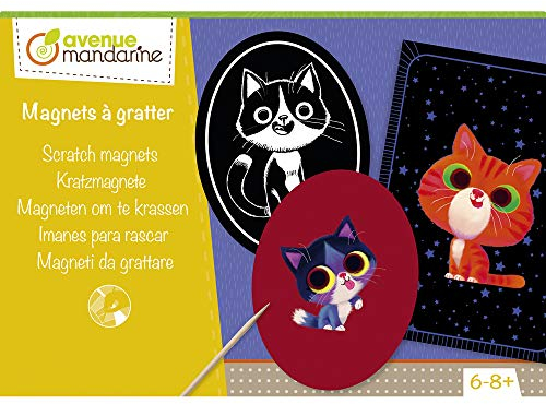 Kreativset, Kratzbild-Magnete