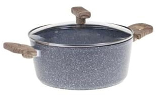 FIVE Simply Smart - Faitout en Aluminium Nature 24cm Gris