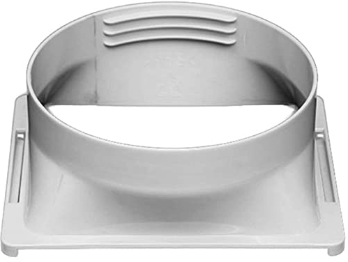 MOWIN Exhaust Duct Interface for Air Conditioner, Exhaust Hose Tube Adaptor Window Venting Connector for Portable Air Conditioner 150mm/5.9inch (Square Interface Hose Connector)