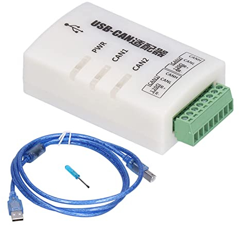 Adaptador CAN USB Analizador USB-CAN Analizador de Bus CAN Automático de Doble Canal J1939 Depurador de Convertidor Inteligente 5K-1M