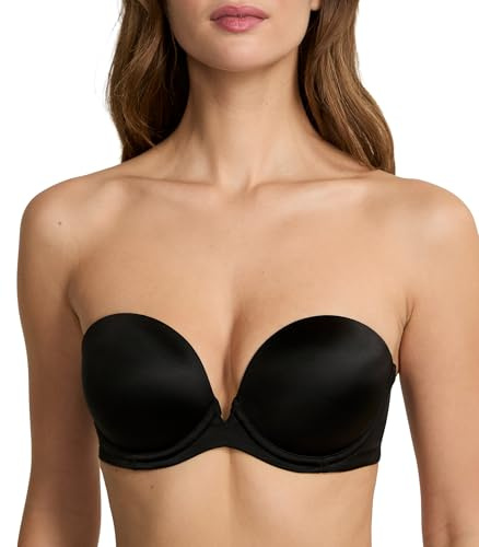 Victoria's Secret Very Sexy Strapless Push Up Bra, Bras for Women, Black, 34D