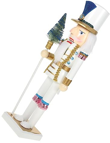 PRETYZOOM Cascanueces De Navidad Navidad Niveles Bandeja Decoración Cascanueces Decoración De Muñeca Escultura Coleccionables Gran