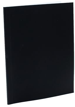 Peleman (Unibind) Thermal Binding Soft Covers – 40-Pack Flexible Binding Covers for Reports, Documents & Notebooks – No Spiral or Comb Required – Fast Finish (Black, Spine Capacity: 65 Sheets Max)