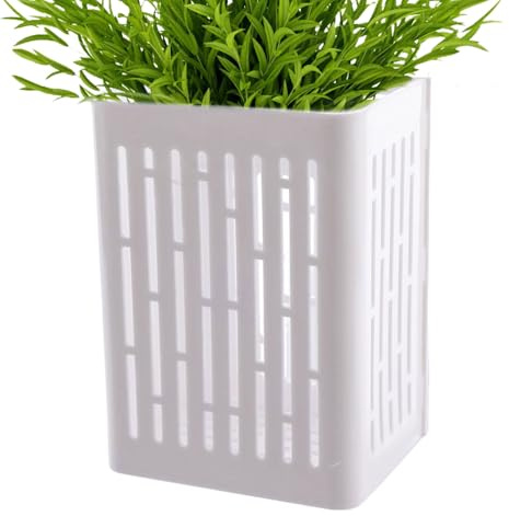 Jingyash Portapiante Per Acquario | Supporto per Piante Acquatiche Idroponiche con Cestello - Contenitori Sicuri per Coltivazione Design Compatto Risparmio Spazio Ideale per Giardini Acquatici Cascate