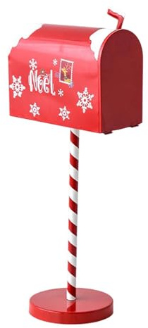 predolo Buzón Navideño, Decoración Navideña, Fácil de Instalar, Letras Navideñas, Buzón para Puerta de Entrada