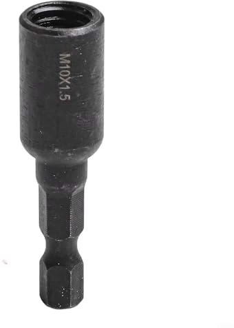 Self-Tapping Socket Adapter Set for M6/M8/M10 Hanger Bolts & Threaded Inserts — 1/4 Hex Shank, Chrome Steel, DIY & Professional Woodworking Tool(M10)