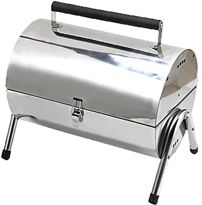 YYDS Charcoal Grill Foldable BBQ Grills Patio Barbecue Charcoal Grill Stove Stainless Steel Outdoor Camping Picnic Barbecue BBQ Accessories Tools BBQ Grill (Color : A)