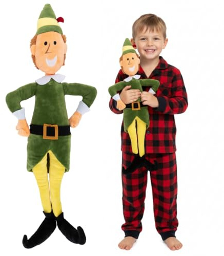 Franco Elf Buddy Movie Holiday Bedding Super Soft Plush Cuddle Pillow, One Size, Officially Elf The Movie Product